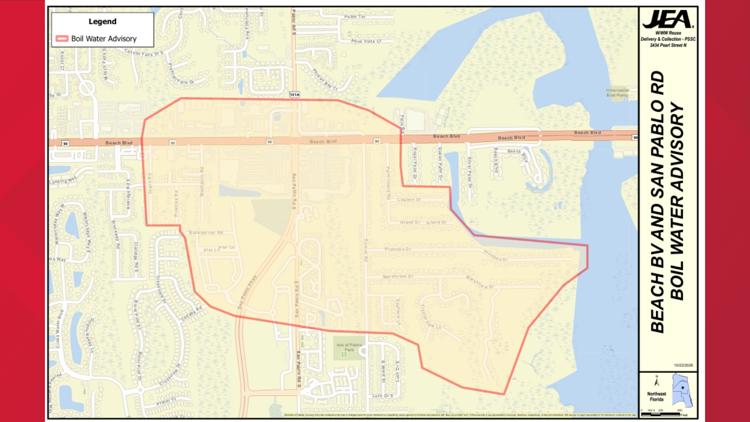 Boil Water Advisory in place for parts of San Pablo Road after water main break — First Coast News Local, League City Community news